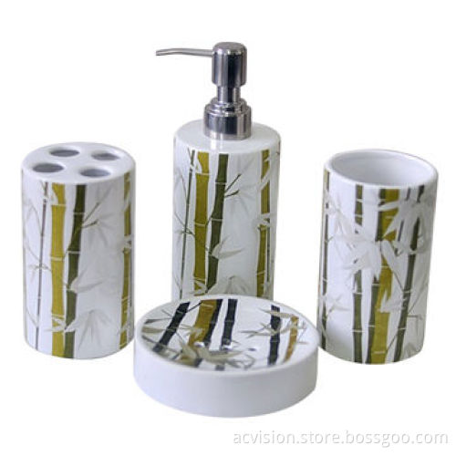 Bathroom Accessories/Set, Suitable or Hotels, CE/EU, FDA, SGS and ITS Marks